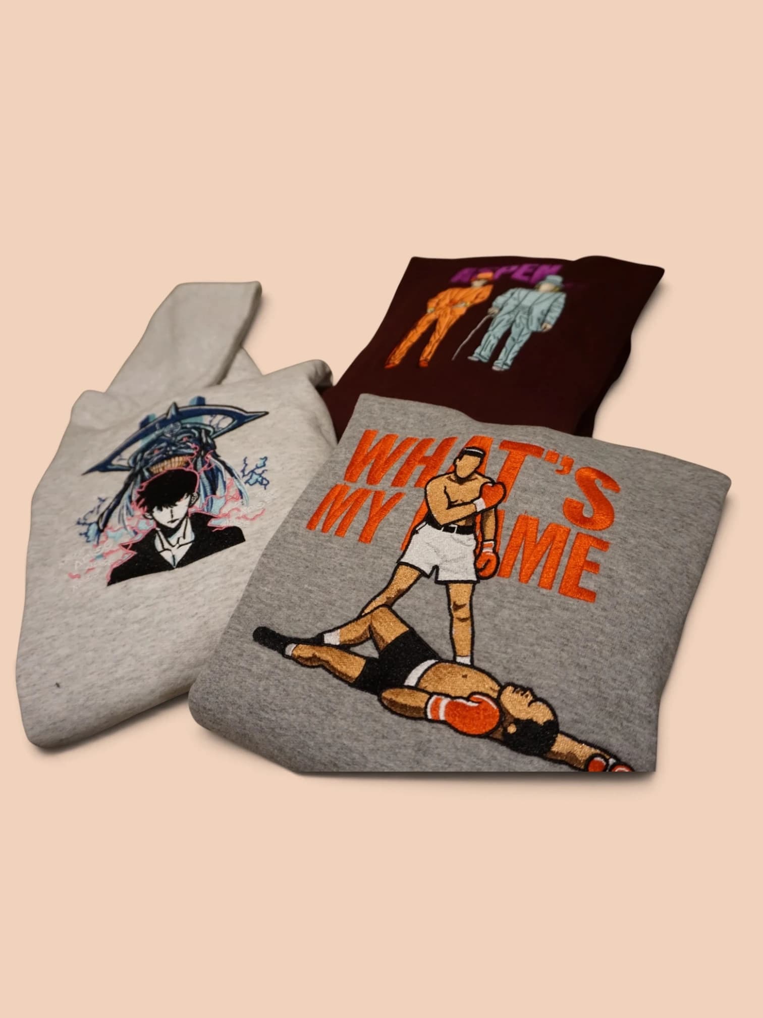 Cozy pieces with custom stitching
