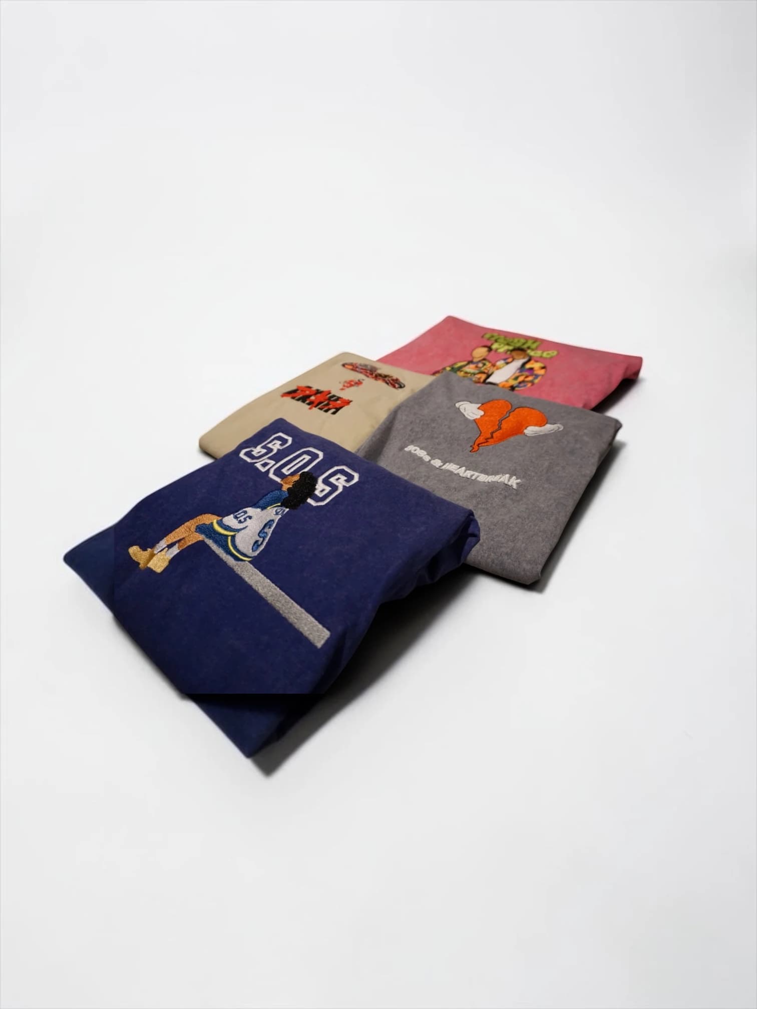 Embroidered T-shirts
